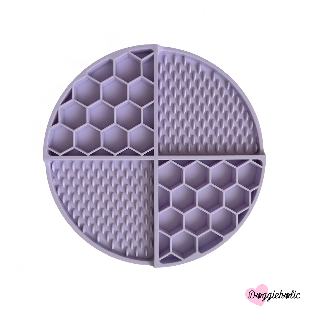 Honeycomb Silicone Lick Mat/Slow Feeding Bowl