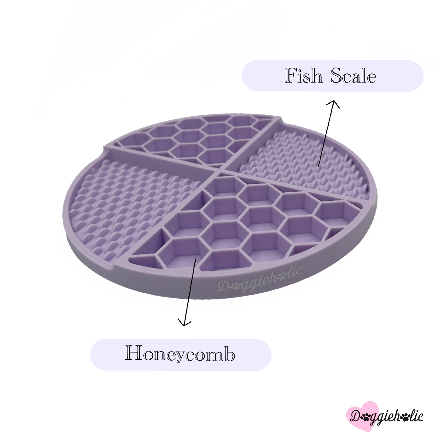 Honeycomb Silicone Lick Mat/Slow Feeding Bowl