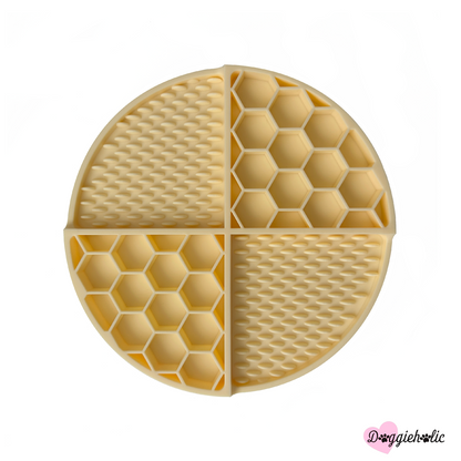 Honeycomb Silicone Lick Mat/Slow Feeding Bowl
