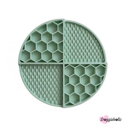 Honeycomb Silicone Lick Mat/Slow Feeding Bowl