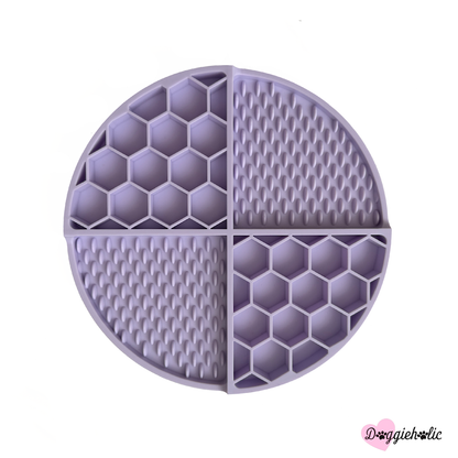 Honeycomb Silicone Lick Mat/Slow Feeding Bowl