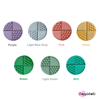 Honeycomb Silicone Lick Mat/Slow Feeding Bowl