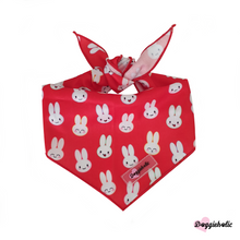 Load image into Gallery viewer, Red Bunny Bandana