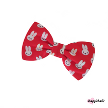 Load image into Gallery viewer, Red Bunny Bowtie