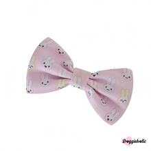 Load image into Gallery viewer, Pink Bunny Bowtie